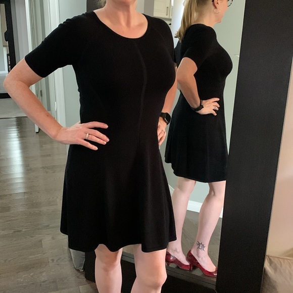 Aritzia Babaton Knit Fit & Flare Dress - Picture 4 of 9